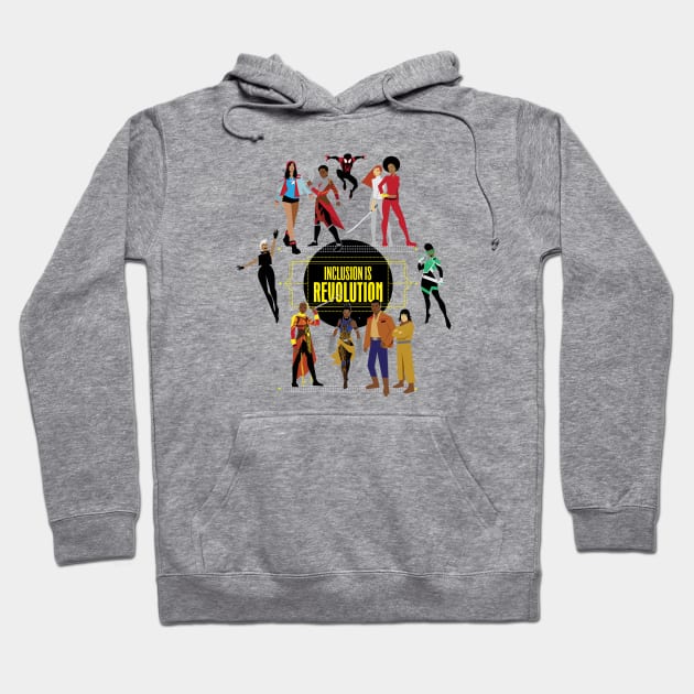 (Okoye Variant) Inclusion Is Revolution Hoodie by ForAllNerds